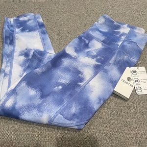 Net APANA Surface blue leggings